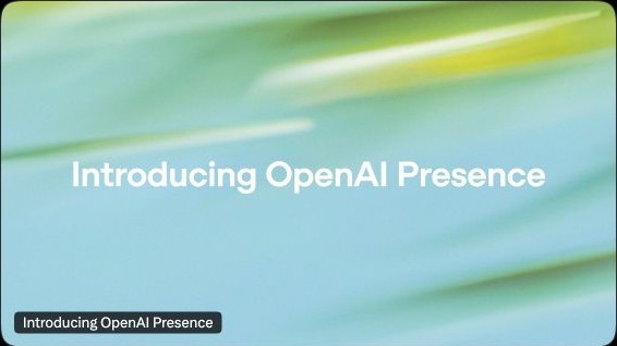 OpenAI announcement graphic introducing its Presence enterprise agent service